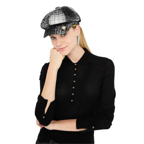 Liu Jo Berretto con visiera Cappello Donna con spilla e visiera UNI - Francavilla Moda