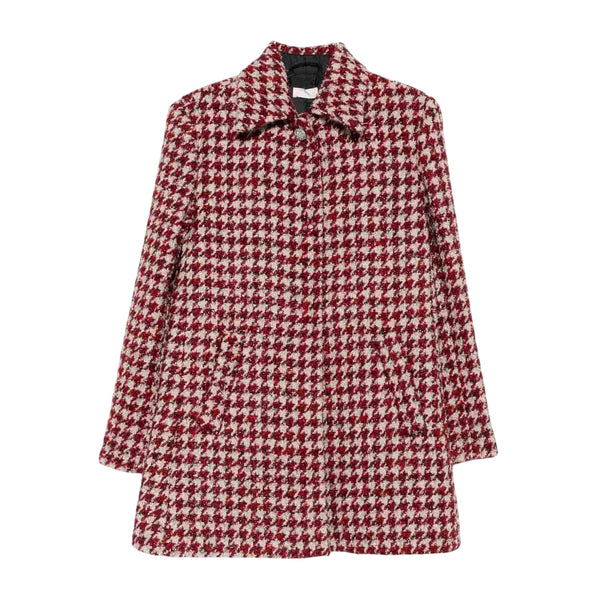 Liu Jo Cappottino Cappotto Donna motivo pie de poule 42 - Francavilla Moda