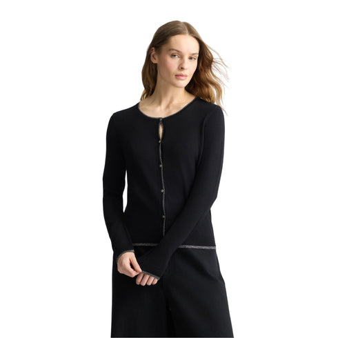 Liu Jo Cardigan Cardigan Donna con bottoni gioiello S P25 - LIU.JOWXX056MS49I - 22222 - S - Francavilla Moda