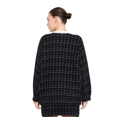 Liu Jo Cardigan Cardigan Donna dal taglio lungo con bottoni XS - Francavilla Moda