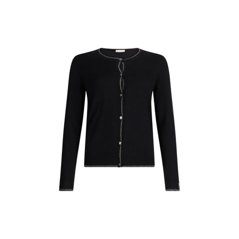 Liu Jo Cardigan Cardigan Donna dettagli in lurex S A25 - LIU.JOMF5225MS49I - 22222 - S - Francavilla Moda