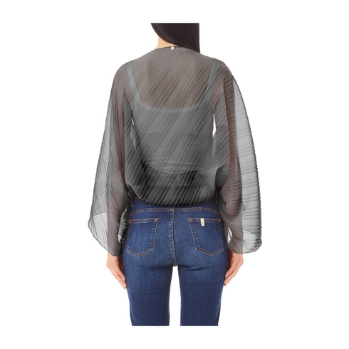 LIU JO Coprispalle Coprispalla Donna in georgette plissè UNI - Francavilla Moda