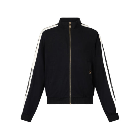 Liu Jo Felpa con zip Felpa Donna con inserto in pizzo S - Francavilla Moda