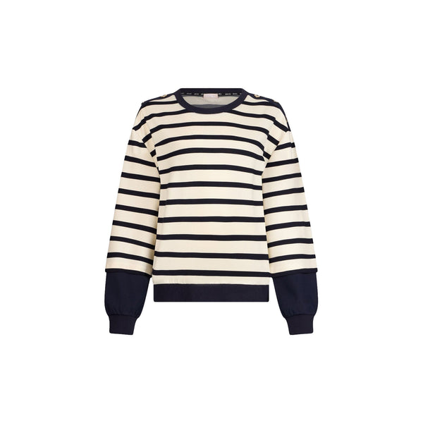 Liu Jo Felpa Felpa girocollo Donna a righe XS P26-LIU.JOTA6083J3867-C3882-XS - Francavilla Moda