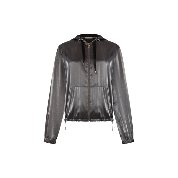 Liu Jo Felpa Felpa glossy Donna laminata con zip XS - Francavilla Moda