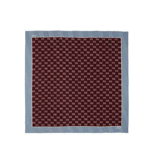 Liu Jo Pashmina Foulard Donna plissé logato Bordeau - Francavilla Moda