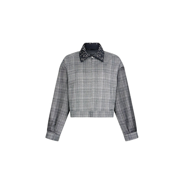 Liu Jo Giacca bomber Giacca Donna bomber motivo a quadri 40 - Francavilla Moda