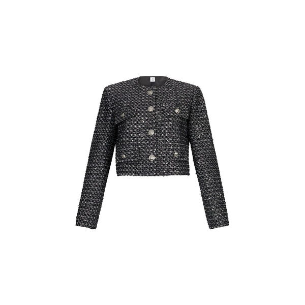 Liu Jo Giacca leggera Giacca Donna bouclé con paillettes 42 - Francavilla Moda