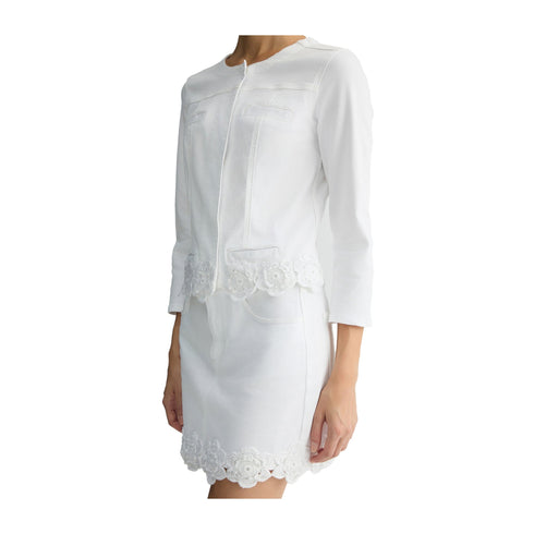 Liu Jo Giacca Giacca Donna con ricami e maniche 3/4 40 - Francavilla Moda