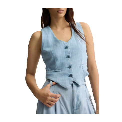 Liu Jo Gilet Gilet Donna gessato slim fit S - Francavilla Moda