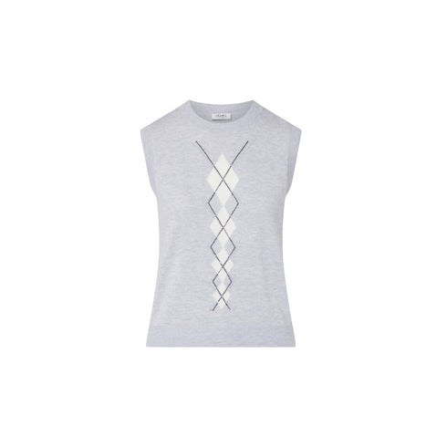 Liu Jo Gilet Gilet Donna motivo a rombi S A26-LIU.JOWF6289MA16R-L9208-S - Francavilla Moda