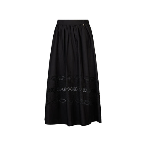 Liu Jo Gonna midi Gonna Donna in cotone con ricami 40 - Francavilla Moda