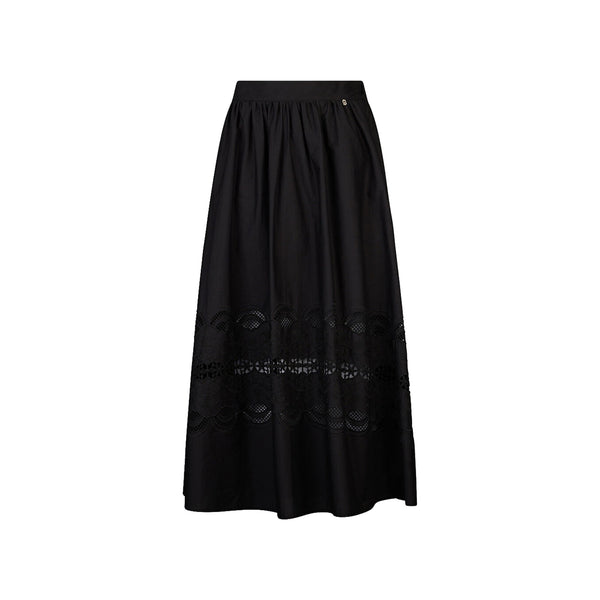 Liu Jo Gonna midi Gonna Donna in cotone con ricami 40 - Francavilla Moda