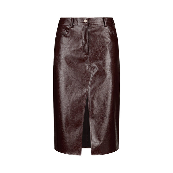 Liu Jo Gonna midi Gonna Donna midi in tessuto spalmato 40 - Francavilla Moda