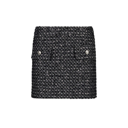 Liu Jo Gonna corta Gonna Donna mini con paillettes e patte 40 - Francavilla Moda