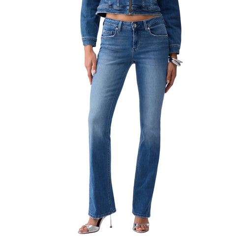 Liu Jo Cinque tasche Jeans Donna Bootcut con logo strass 26 - Francavilla Moda