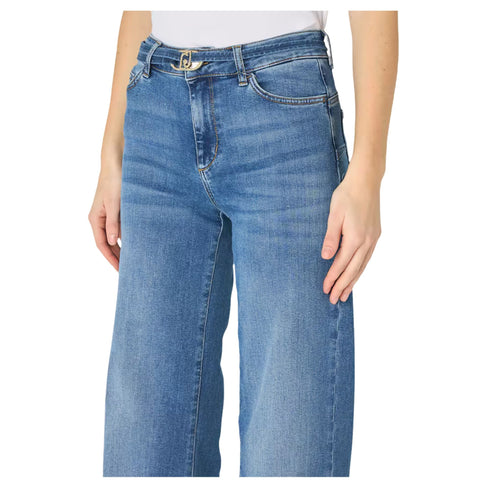 Liu Jo Jeans Jeans Donna Flare con cintura Denim medio - Francavilla Moda