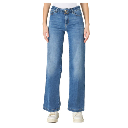 Liu Jo Jeans Jeans Donna Flare con cintura Denim medio - Francavilla Moda