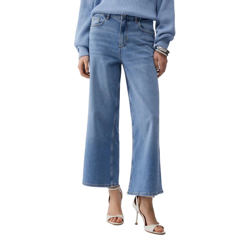 Liu Jo Jeans Jeans Donna flare cropped denim 25 - Francavilla Moda