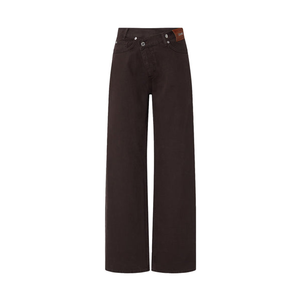 Liu Jo Jeans Jeans Donna straight con bottone asimmetrico 26 - Francavilla Moda
