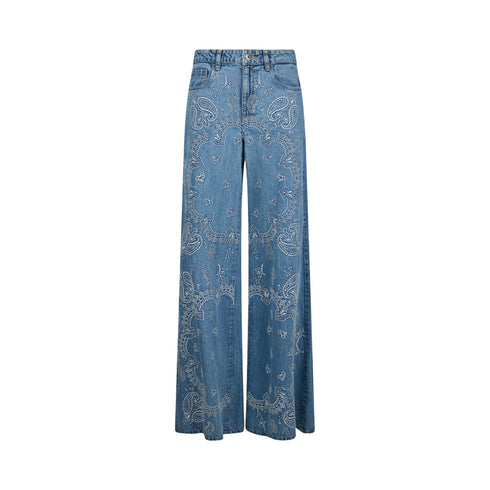 Liu Jo Cinque tasche Jeans Flare Donna ricami frontali 26 - Francavilla Moda