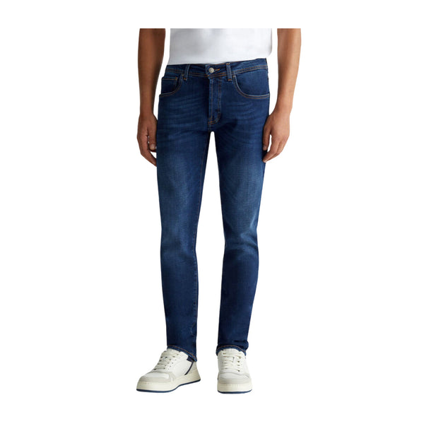 Liu Jo Jeans Jeans Uomo cinque tasche vita media Jeans scuro - Francavilla Moda