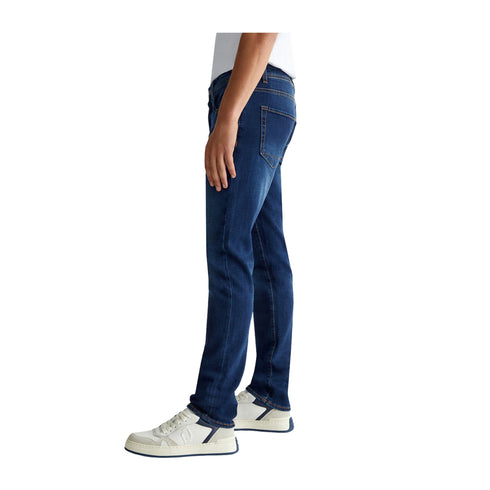 Liu Jo Jeans Jeans Uomo cinque tasche vita media Jeans scuro - Francavilla Moda