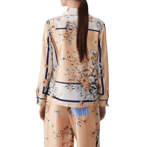 Liu Jo Camicia LIU.JO Blusa Multicolore in Twill Stampa Fiori 40 P26-LIU.JOWA6357T2555-P9547-40 - Francavilla Moda