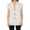 Liu Jo Gilet LIU.JO Gilet Lino Lyocell Donna Elegante 40 - Francavilla Moda