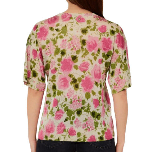Liu Jo Maglia LIU.JO Maglia Naive Roses da Donna XS - Francavilla Moda