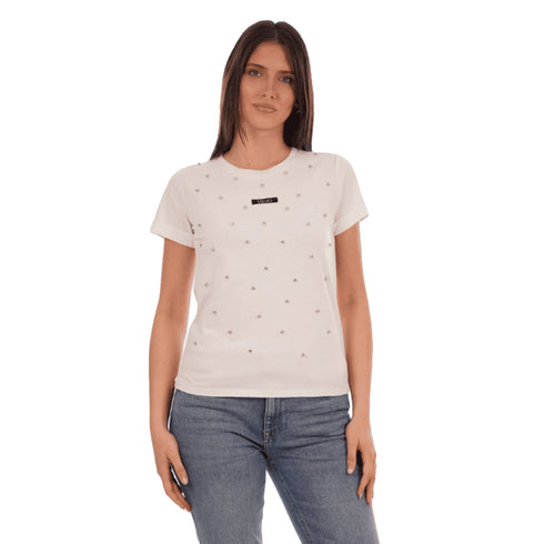 Liu Jo T-Shirt LIU.JO T-shirt Donna Basic con Applicazioni S - Francavilla Moda