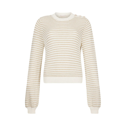 Liu Jo Pullover Maglia Donna a righe con bottoni S - Francavilla Moda