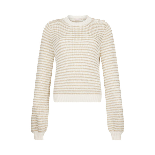 Liu Jo Pullover Maglia Donna a righe con bottoni S - Francavilla Moda