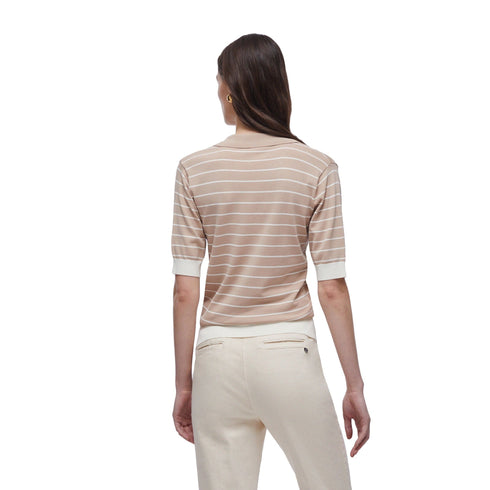 Liu Jo Maglia Maglia Donna con colletto a righe S - Francavilla Moda