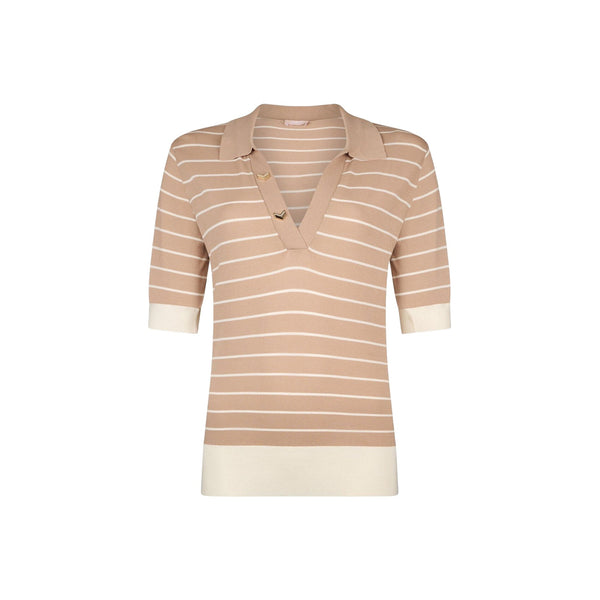 Liu Jo Maglia Maglia Donna con colletto a righe S - Francavilla Moda