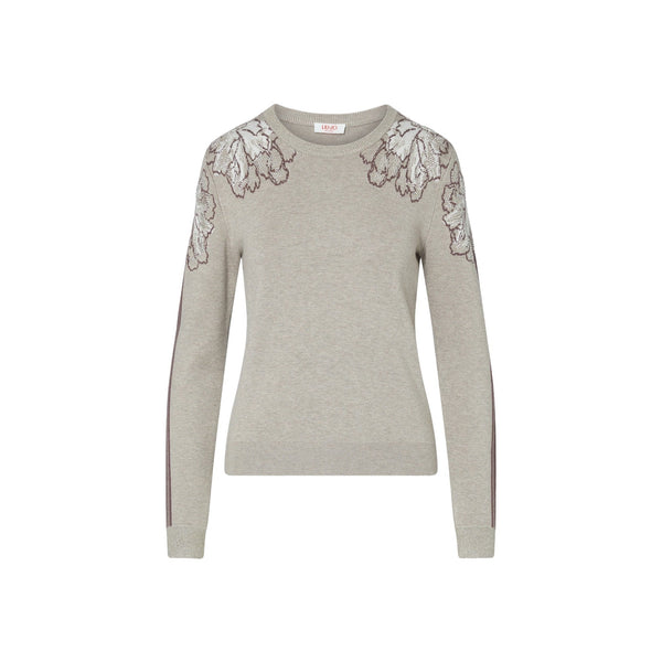 Liu Jo Maglia Maglia Donna con dettagli floreali S - Francavilla Moda