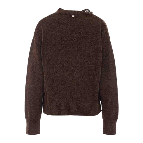 Liu Jo Maglia Maglia Donna con dettaglio gioiello XS - Francavilla Moda