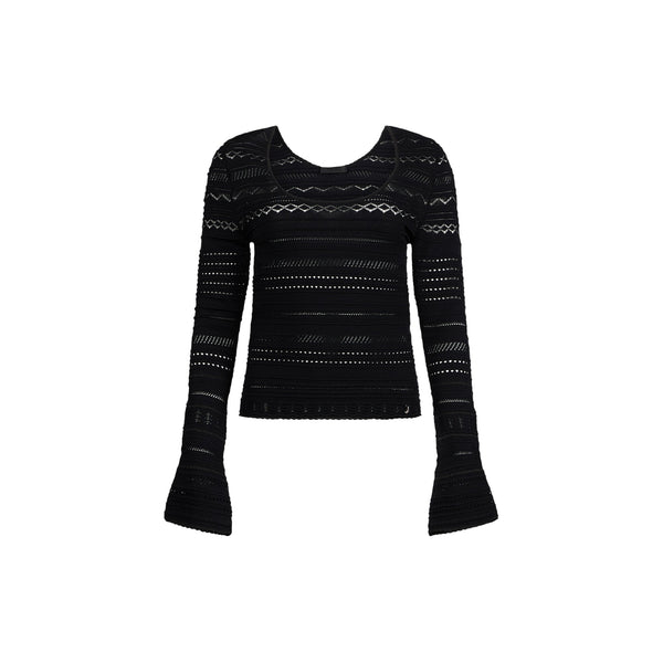 Liu Jo Maglia Maglia Donna con polsini a campanella S - Francavilla Moda