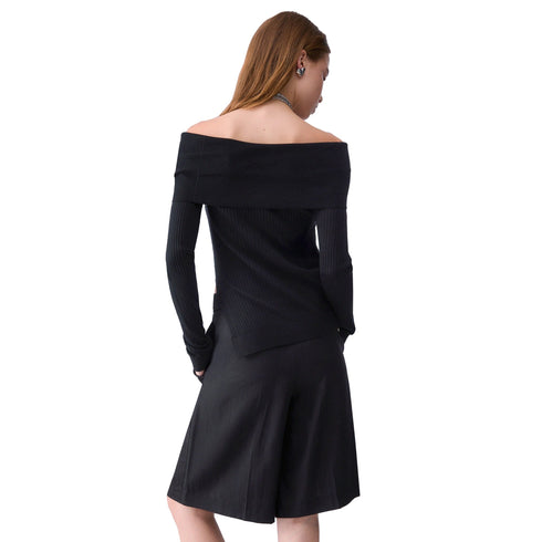 Liu Jo Maglia Maglia Donna con scollo bardot S - Francavilla Moda