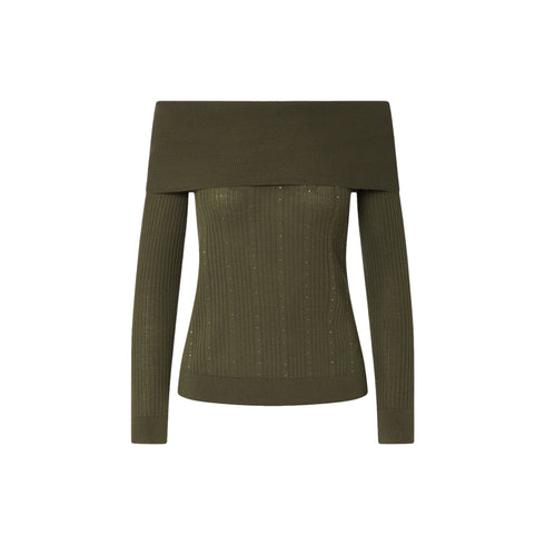 Liu Jo Maglia Maglia Donna con scollo bardot S A26-LIU.JOWF6099MA77Q-90510-S - Francavilla Moda