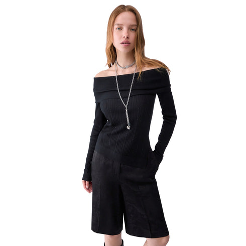 Liu Jo Maglia Maglia Donna con scollo bardot S - Francavilla Moda