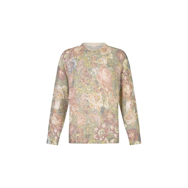 Liu Jo Pullover Maglia Donna floreale misto lana S - Francavilla Moda