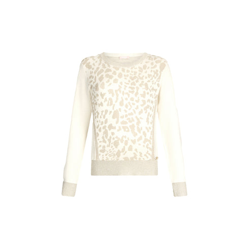 Liu Jo Maglia Maglia Donna girocollo dettagli animalier S - Francavilla Moda