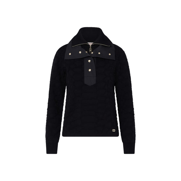 Liu Jo Maglia Maglia Donna mezza zip con bottoni S - Francavilla Moda