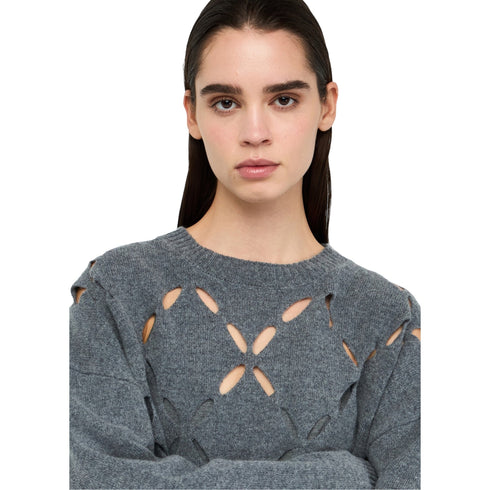Liu Jo Pullover Maglia Donna motivo cut - out frontale XS - Francavilla Moda