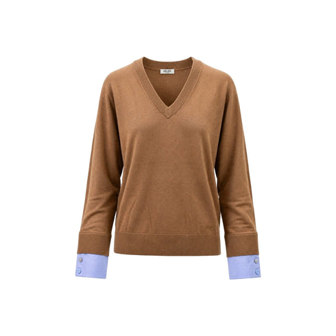 Liu Jo Maglia Maglia Donna polsini in popeline XS - Francavilla Moda