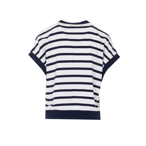 Liu Jo Maglia Maglia Donna rigata a manica corta XS - Francavilla Moda