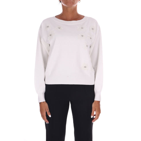 Liu Jo Maglia Maglia Donna scollo a barchetta XS A25-LIU.JOCF5271MA96E-M9991-XS - Francavilla Moda