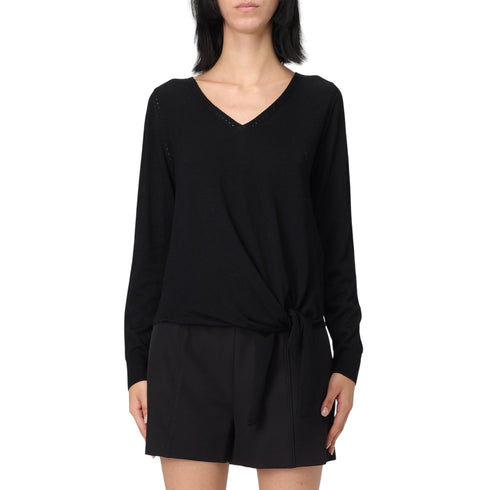 Liu Jo Maglia Maglia Donna scollo V con collana S - Francavilla Moda