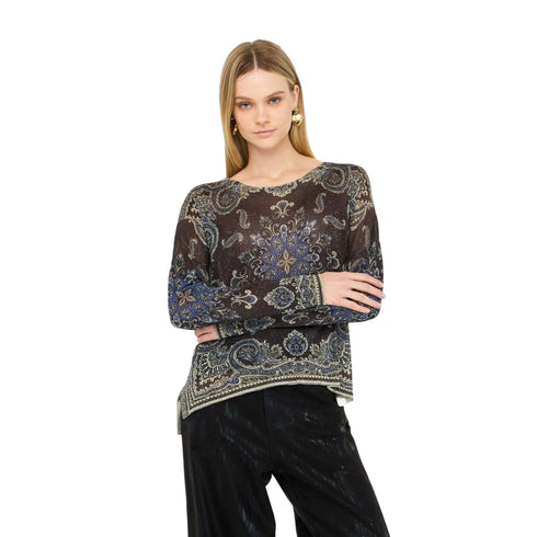 Liu Jo Maglia Maglia Donna taglio morbido con stampa S - Francavilla Moda